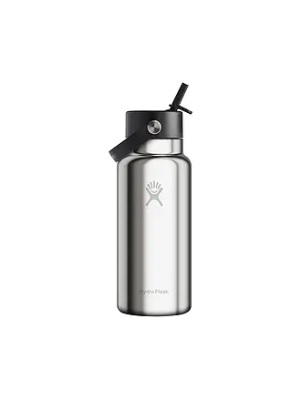 HYDRO FLASK | Borraccia Wide Flex Straw Limited Edition 946ml isolata | silber
